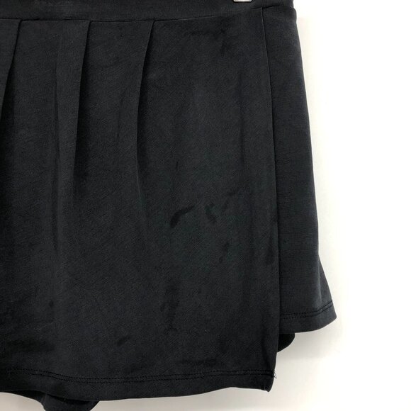 Splendid Black Micro Mini Skirt elastic waist attached shorts (skort) SP - Picture 12 of 16